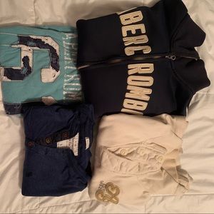 Abercrombie Track Jacket & Henley Bundle